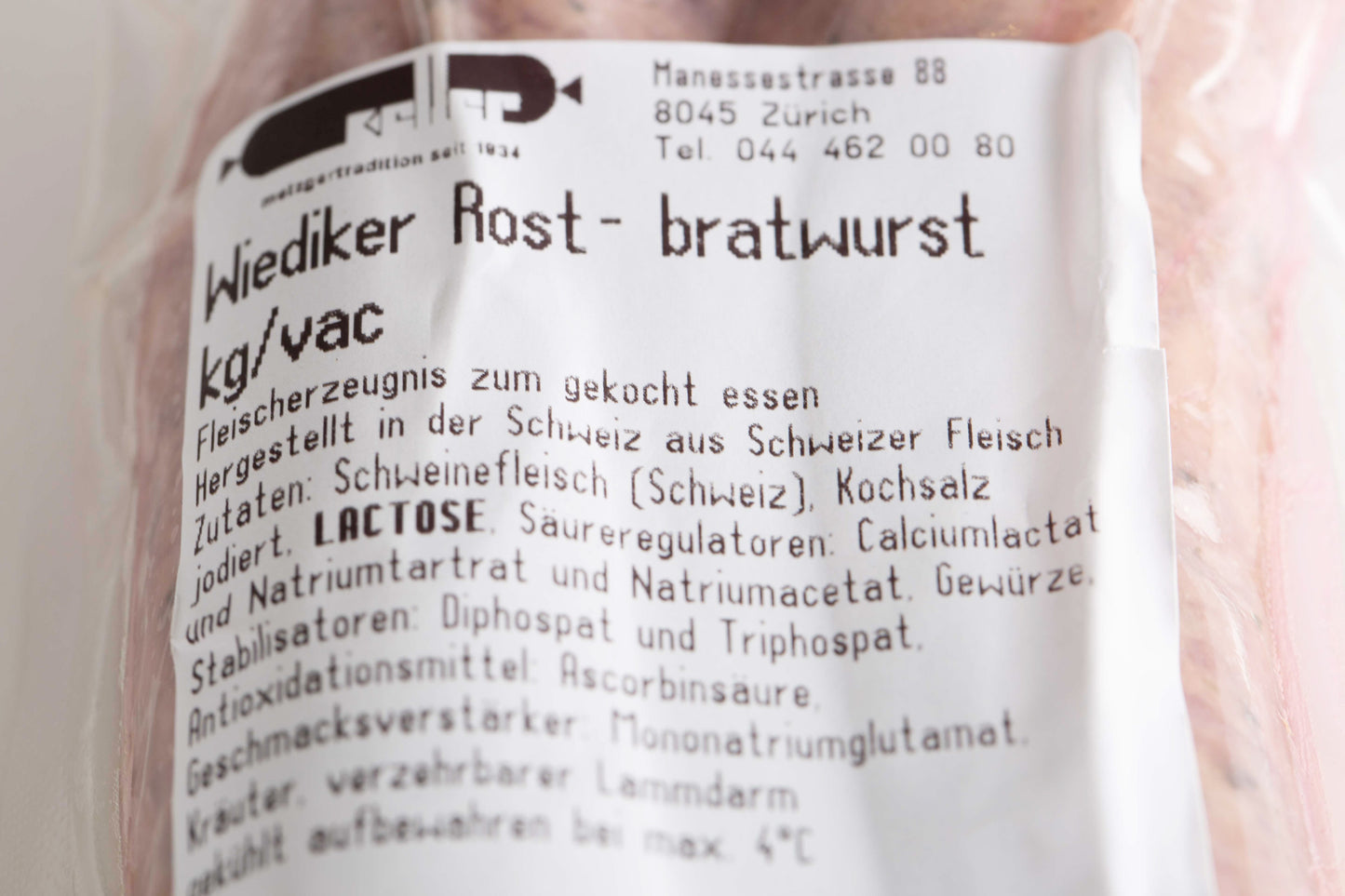 Wiediker Schweinsbratwurst 2er Pack (To-Go)