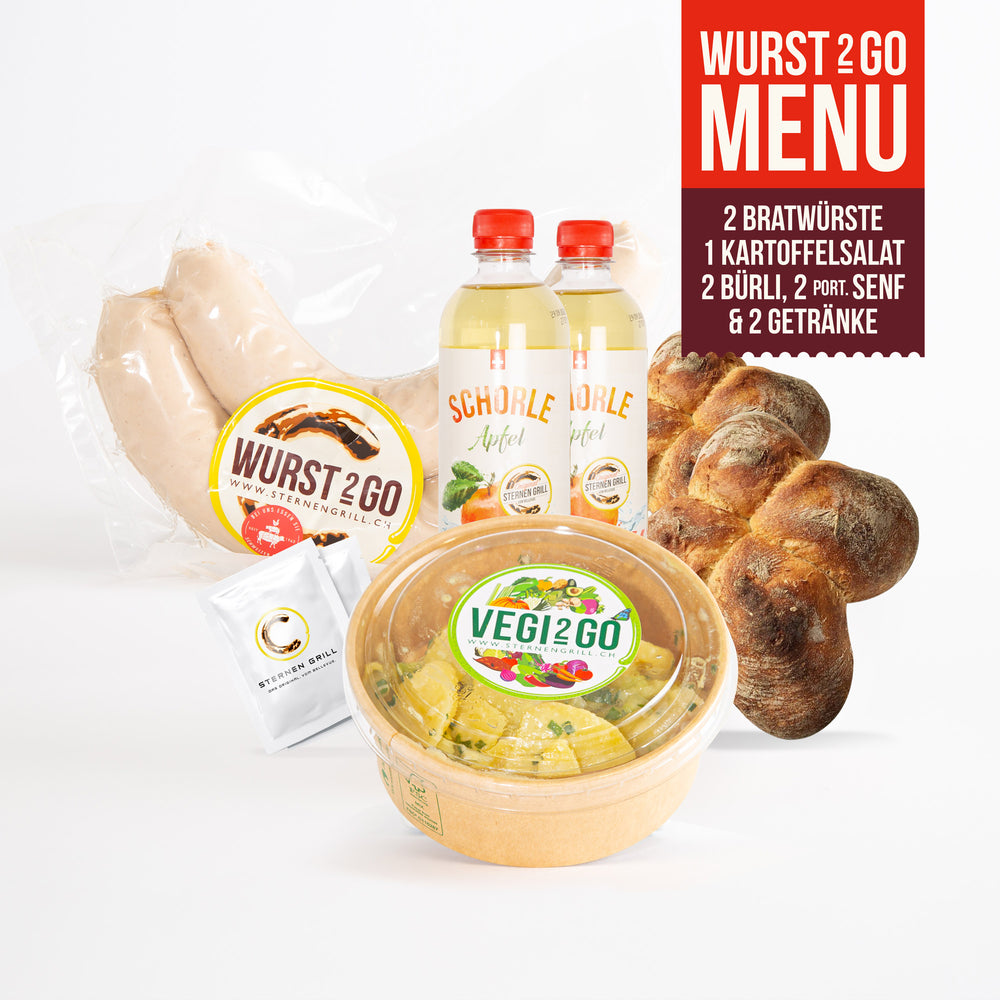 St. Galler Bratwurst 2er Pack – Menu (To-Go)